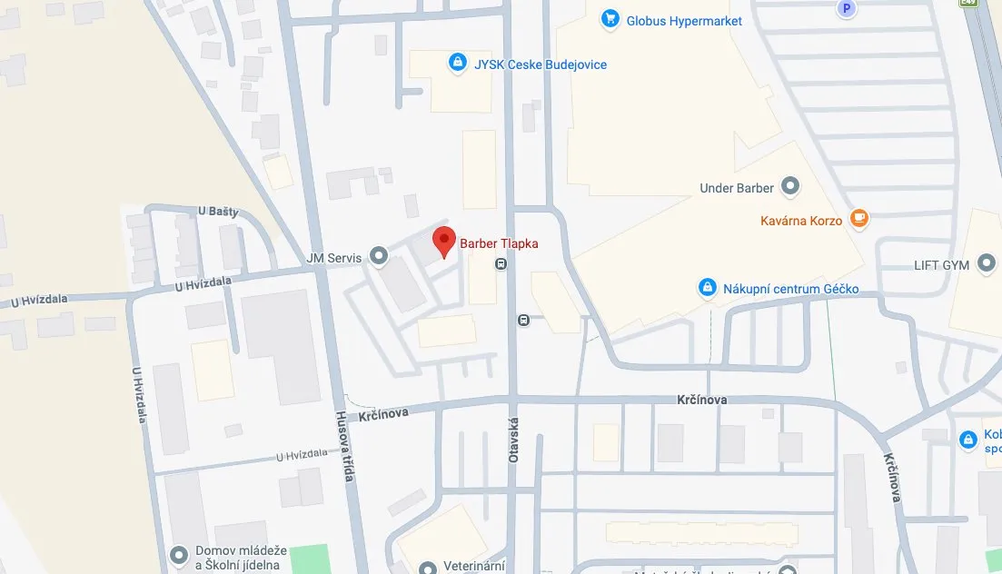 Mapa — Barber Tlapka